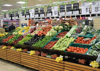 vegetables on the market