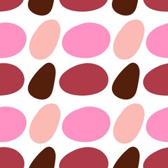 Abstract seamless dots spot pattern for textiles and packaging and gifts and cards and linens and kids and kitchen