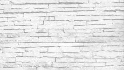 White vintage brick wall background, texture interior Construction industry.	