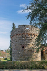 Fototapeta na wymiar Stadtmauerturm, Dicker Turm, Bad Bergzabern