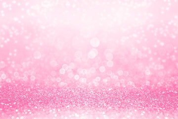 Pink girly birthday princess ballet background or girl Mother’s Day glitter - 495294531