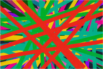 Colorful striped pattern. Wavy stylish abstract background.