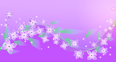 Obraz na płótnie Canvas spring flowers background