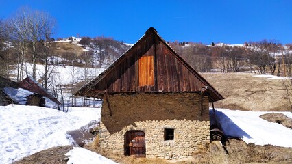 Vieux village montagne