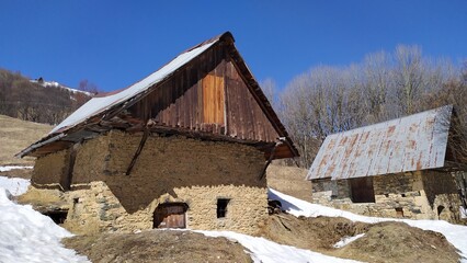 Vieux village montagne