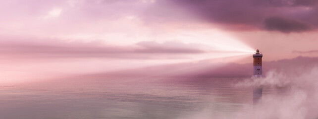 lighthouse on the coast