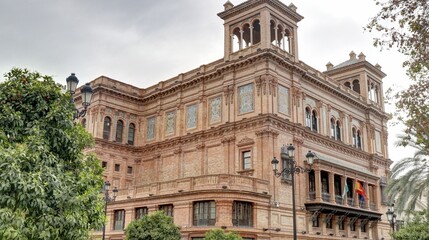 centre ville de Séville et de ses rues en Andalousie