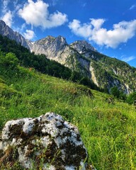 mountain landscape with sky