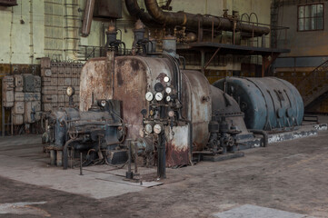 The abandoned power plant of Karol Scheibler - obrazy, fototapety, plakaty