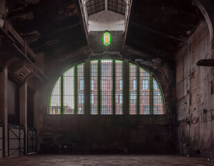 The abandoned power plant of Karol Scheibler - obrazy, fototapety, plakaty