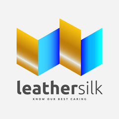 Silky Leather Brand - W Logo