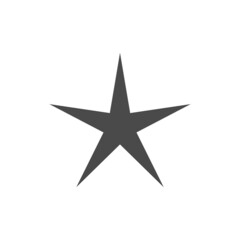 Obraz premium Star vector icon. Simple pictogram.