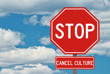 Obraz premium Stop Cancel Culture