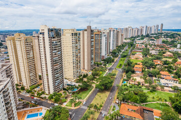Ribeirão Preto, São Paulo / Brazil - Circa march, 2022: Avenida Professor João Fiúza, the most...