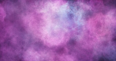 Purple  violet clouds watercolor background.