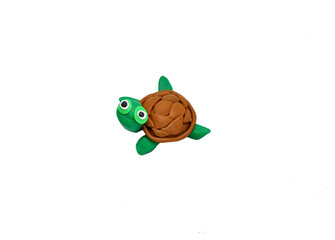 turtle made of plasticine