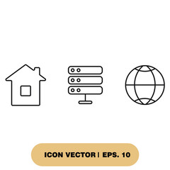 Fototapeta premium UI and Internet icons set . UI and Internet pack symbol vector elements for infographic web