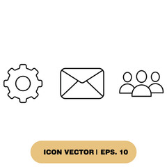 UI and Internet icons set . UI and Internet pack symbol vector elements for infographic web