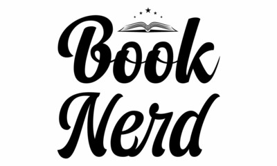 book nerd SVG Craft Design.