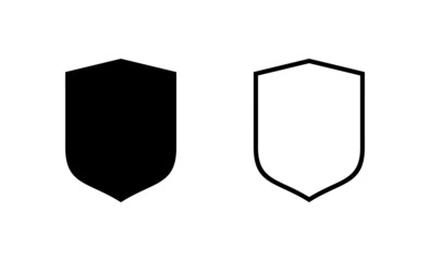 Shield icon vector. Protection icon. Security sign and symbol