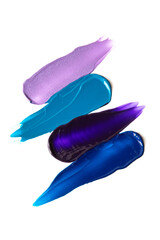 Purple and blue hue color swatch