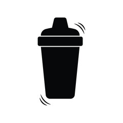 Shaker icon design isolated on white background