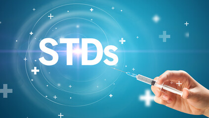 Syringe needle with virus vaccine