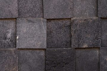 Concrete cinder block squares wall texture