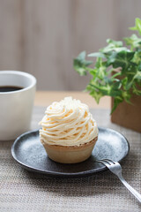cup of coffee and cake