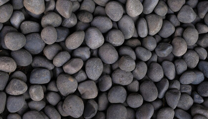 Naturally polished stones background texture