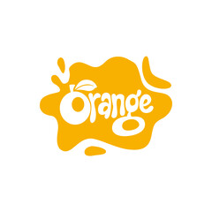 orange logo design. orange fruits