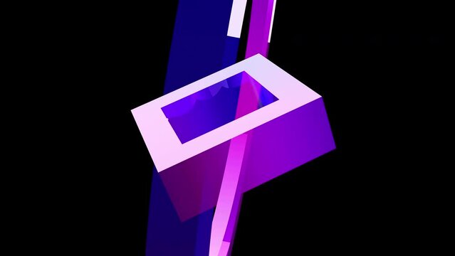 Glowing neon blue red pink spectrum, fluorescent ultraviolet light, modern colorful lighting, Loopable 4K animation 