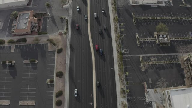 Aerial view of the Las Vegas Strip 