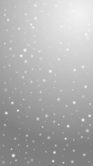Random falling stars Christmas background. Subtle