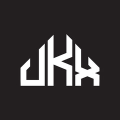 JKX letter logo design on Black background. JKX creative initials letter logo concept. JKX letter design. 
