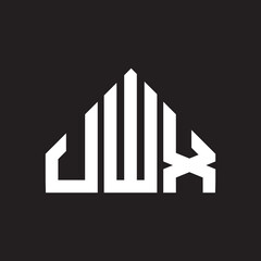 JWX letter logo design on Black background. JWX creative initials letter logo concept. JWX letter design. 
