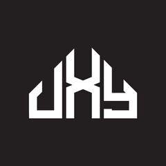 JXY letter logo design on Black background. JXY creative initials letter logo concept. JXY letter design. 

