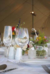 wedding table setting