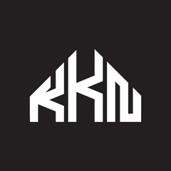 KKN letter logo design on black background. KKN  creative initials letter logo concept. KKN letter design.