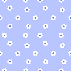 seamless pattern with flowers.