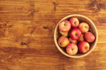 .Red apples.