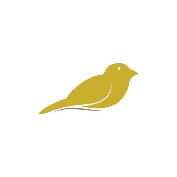 recommend clip art: Goldfinch icon logo template vector