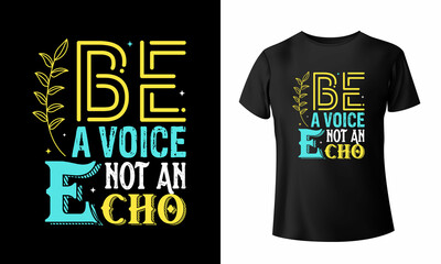 Typographic motivational print ready t shirt design vector.