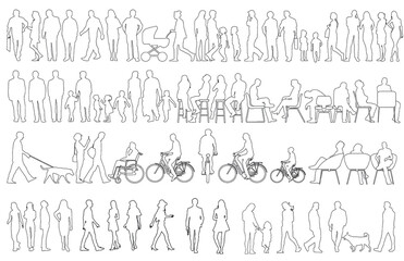Silhouette People Huge Collection