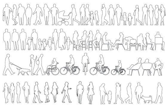 Silhouette People Huge Collection