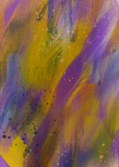 beautiful abstract oil painting for exhibition display