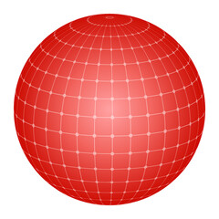 ネットワークの球体イメージ	