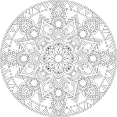 Mandala Coloring Page
