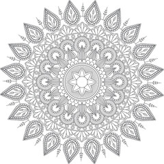 Mandala Coloring Page