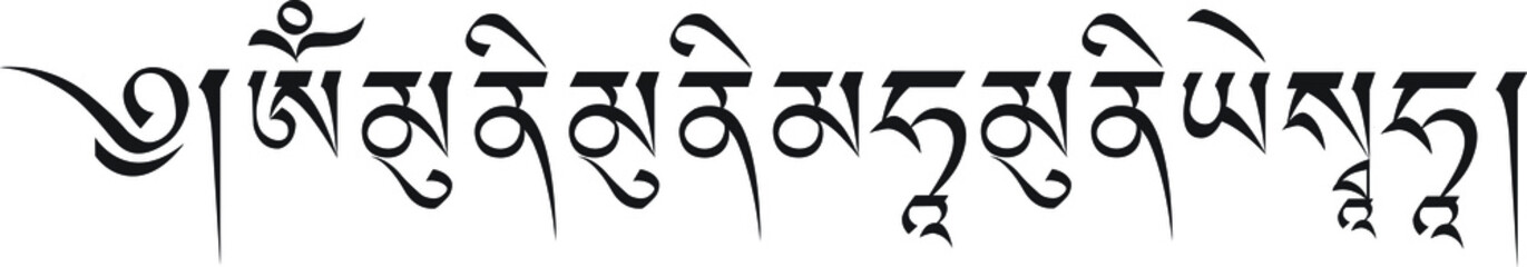 Buddha mantra om muni muni maha munie soha. it means wise one.